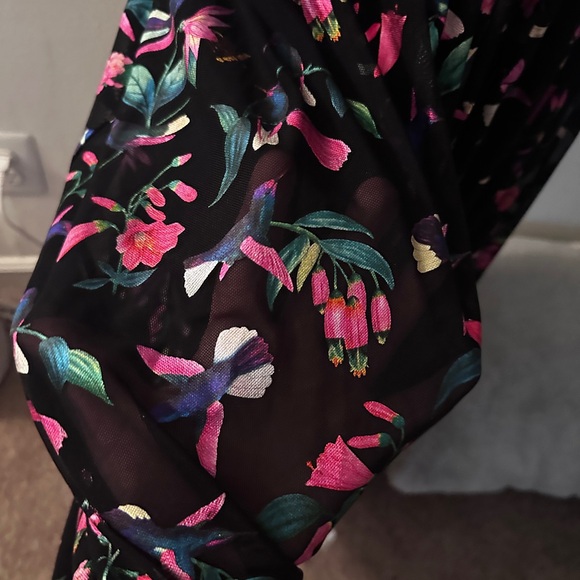 Blackmilk Midi Hummingbird Dress NWOT L - Picture 5 of 5